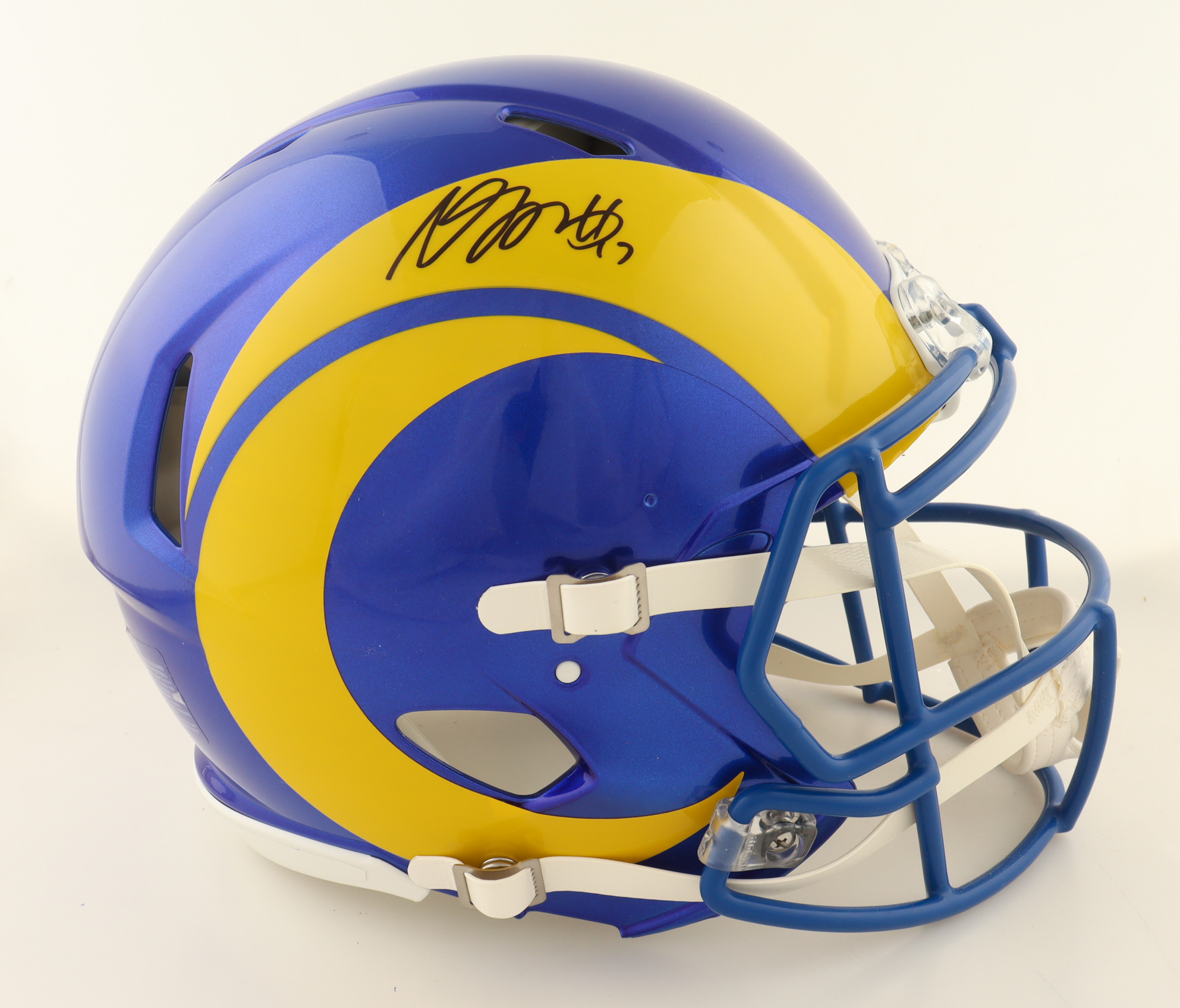 Davante Adams Signed Rams Full-Size Authentic On-Field Speed Helmet (Fanatics) at PristineAuction.com Davante Adams Signed Rams Full-Size Authentic On-Field Speed Helmet (Fanatics) at PristineAuction.com