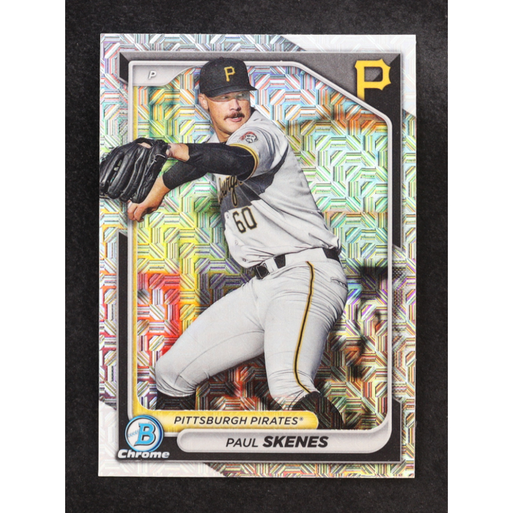 Paul Skenes 2024 Bowman Chrome Mega Box Prospects #BCP125 RC at PristineAuction.com