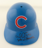 Willson Contreras Signed Cubs Full-Size Batting Helmet Inscribed "2016 WS Champs" (MLB & Fanatics) at PristineAuction.com