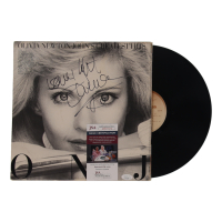 Olivia Newton-John Signed "John's Greatest Hits" Vinyl Record Album Sleeve With Record Inscribed "Love" (JSA) at PristineAuction.com