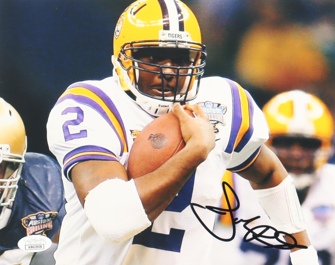 JaMarcus Russell Signed LSU Tigers 8x10 Photo (JSA) at PristineAuction.com JaMarcus Russell Signed LSU Tigers 8x10 Photo (JSA) at PristineAuction.com