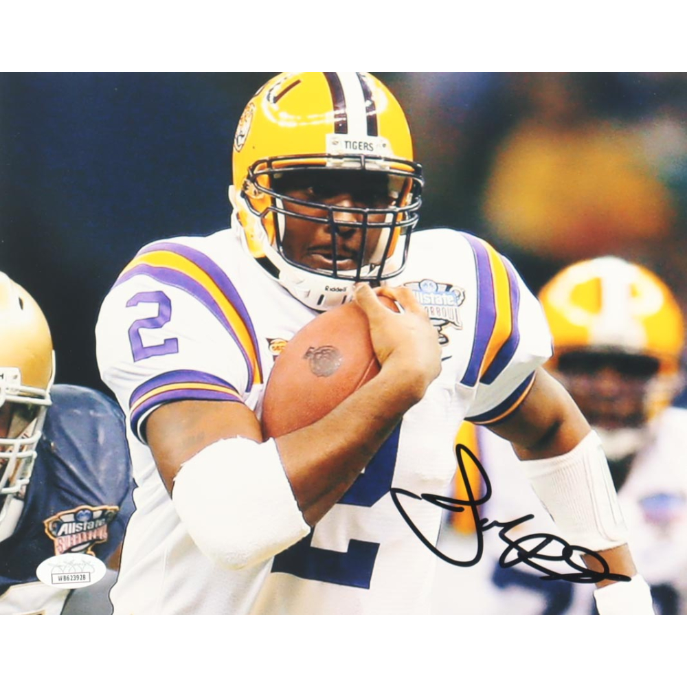 JaMarcus Russell Signed LSU Tigers 8x10 Photo (JSA) at PristineAuction.com