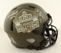Tony Dorsett & Earl Campbell Signed Pro Football Hall of Fame Full-Size Salute to Service Alternate Speed Helmet Inscribed "HOF 94" & "HOF 91" (Beckett) at PristineAuction.com