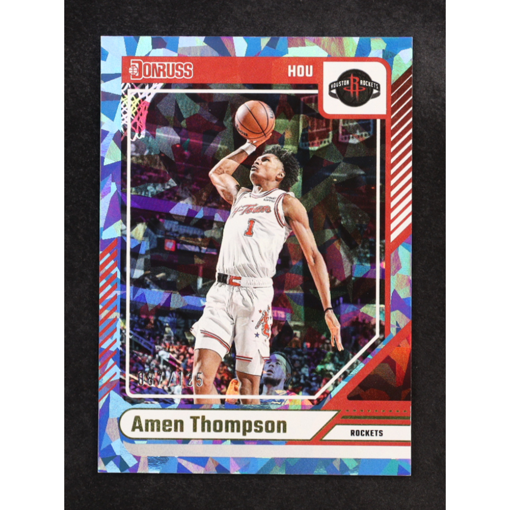 Amen Thompson 2024-25 Donruss Crystals #103 #087/125 at PristineAuction.com