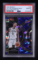 Victor Wembanyama 2023-24 Select Prizms Blue Cracked Ice #121 RC (PSA 10) at PristineAuction.com