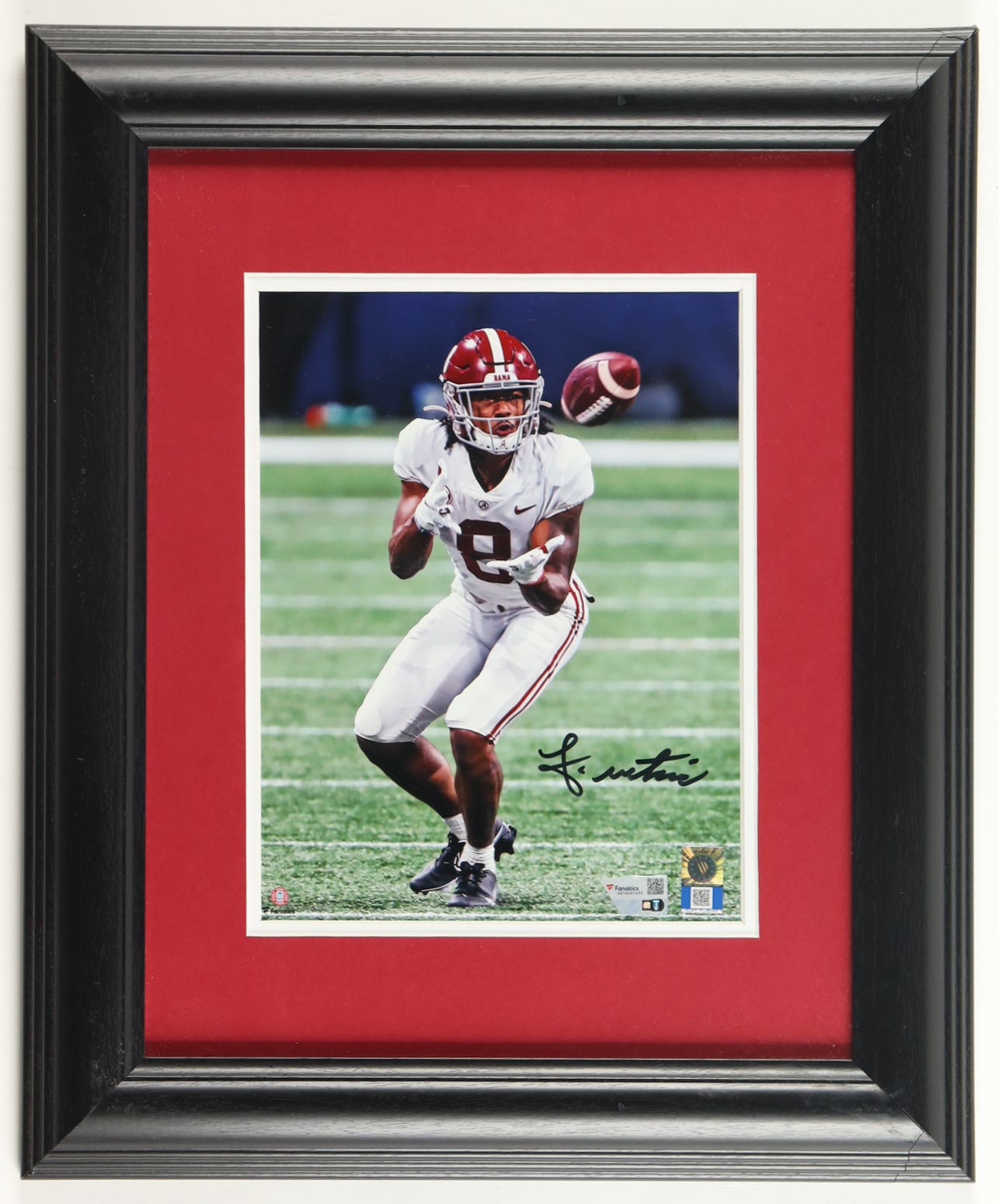John Metchie III Signed Alabama Crimson Tide Custom Framed Photo (Fanatics) at PristineAuction.com John Metchie III Signed Alabama Crimson Tide Custom Framed Photo (Fanatics) at PristineAuction.com