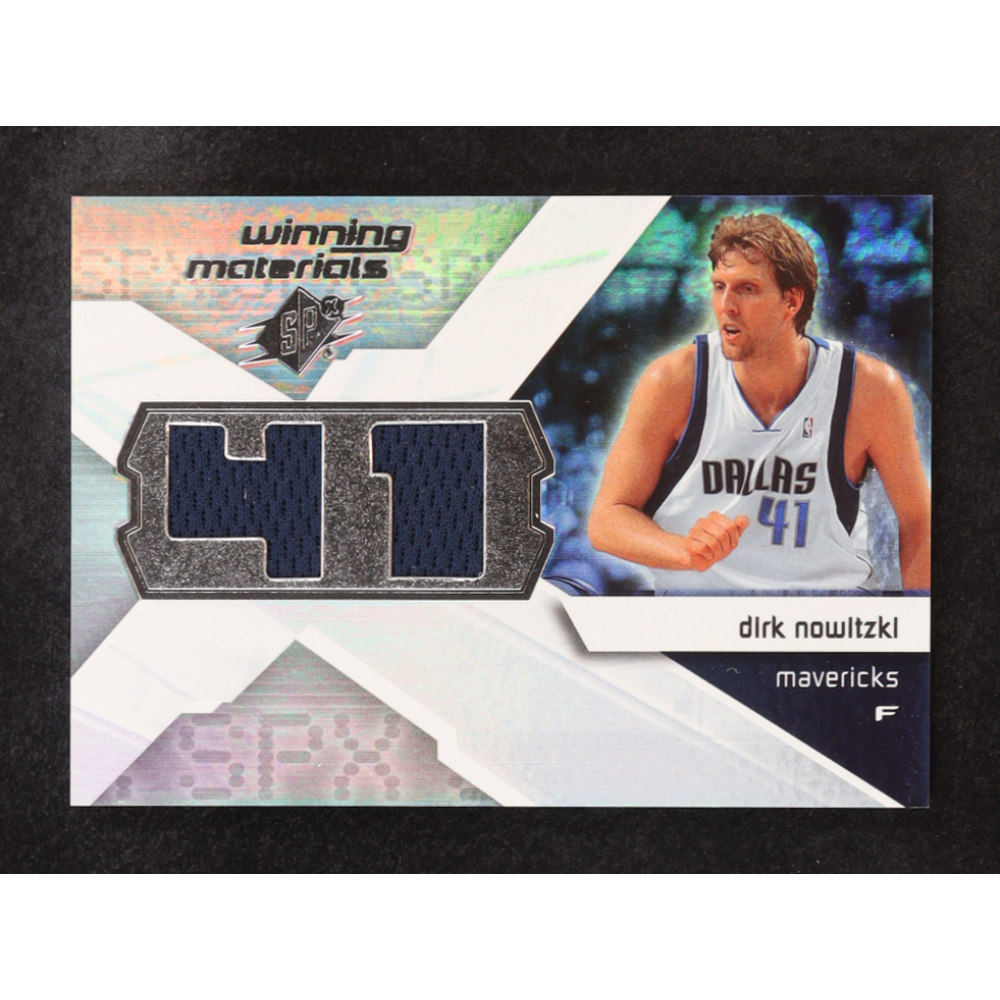 Dirk Nowitzki 2008-09 SPx Winning Materials Jersey Numbers #WMJDN at PristineAuction.com