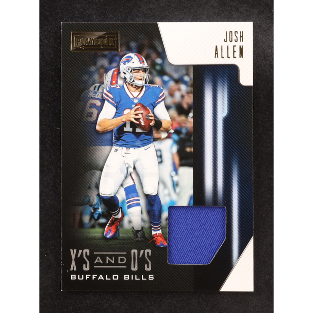 Josh Allen 2018 Panini Playbook X's and O's Jerseys #6 RC at PristineAuction.com