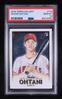 Shohei Ohtani 2018 Topps Gallery #116 RC (PSA 10) at PristineAuction.com