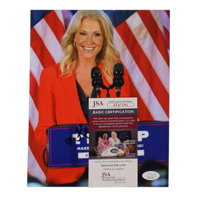 Kellyanne Conway Signed 8x10 Photo (JSA) at PristineAuction.com Kellyanne Conway Signed 8x10 Photo (JSA) at PristineAuction.com