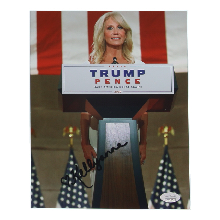 Kellyanne Conway Signed 8x10 Photo (JSA) at PristineAuction.com Kellyanne Conway Signed 8x10 Photo (JSA) at PristineAuction.com