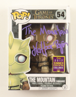 Hafthor Julius Bjornsson Signed "Games Of Thrones" #54 The Mountain (Armoured) Funko Pop! Vinyl Figure Inscribed "The Mountain" (JSA) at PristineAuction.com