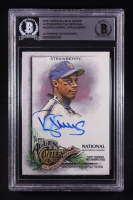 Darryl Strawberry 2022 Topps Allen & Ginter Autographs The National #AGNDS (BGS Authentic) at PristineAuction.com