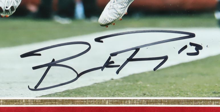 Brock Purdy Signed 49ers Custom Framed Photo Display with Name & Team Plaque (Fanatics) at PristineAuction.com Brock Purdy Signed 49ers Custom Framed Photo Display with Name & Team Plaque (Fanatics) at PristineAuction.com