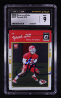 Tyreek Hill Signed 2016 Panini Donruss Optic #117 RC (CGC | Autograph Graded 9) at PristineAuction.com