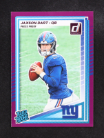 Jaxson Dart 2025 Donruss Press Proof Purple #400 RC at PristineAuction.com