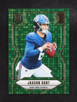 Jaxson Dart 2025 Elite Green Disco #103 RC at PristineAuction.com