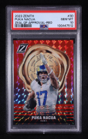 Puka Nacua 2023 Zenith Zeal of Approval Red #30 RC (PSA 10) at PristineAuction.com