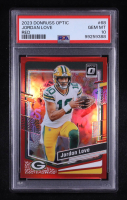 Jordan Love 2023 Donruss Optic Red #68 #06/99 (PSA 10) at PristineAuction.com
