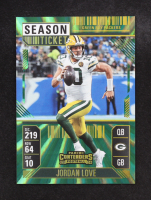 Jordan Love 2024 Panini Contenders Opening Kickoff Ticket #37 at PristineAuction.com
