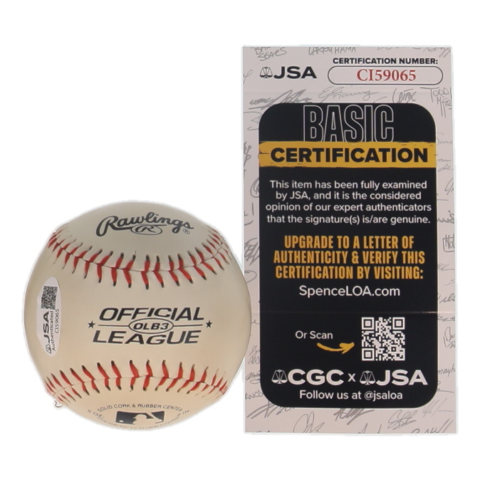 George Foster Signed OL Baseball Inscribed "NL MVP 1977" (JSA) at PristineAuction.com George Foster Signed OL Baseball Inscribed "NL MVP 1977" (JSA) at PristineAuction.com