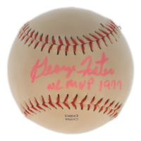 George Foster Signed OL Baseball Inscribed "NL MVP 1977" (JSA) at PristineAuction.com