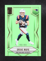 Drake Maye 2025 Elite Aspirations Lime Green #65 #460/999 at PristineAuction.com