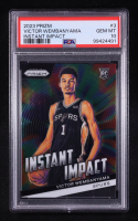 Victor Wembanyama 2023-24 Panini Prizm Instant Impact #3 RC (PSA 10) at PristineAuction.com