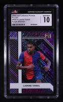 Lamine Yamal 2024 Leaf Collective Promos Pro Set Purple Shimmer #PSB-4 RC #19/199 (CGC 10) at PristineAuction.com