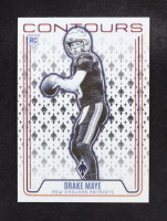 Drake Maye 2024 Panini Phoenix Contours #12 RC at PristineAuction.com