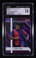 Lamine Yamal 2024 Leaf Collective Promos Pro Set Purple Shimmer #PSB-4 RC #58/199 (CGC 10) at PristineAuction.com