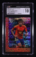 Lamine Yamal 2024 Leaf Collective Promos '00 Press Pass Orange Shimmer #20B-4 RC #219/299 (CGC 10) at PristineAuction.com