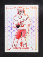 Patrick Mahomes II 2024 Panini Phoenix Contours Orange #9 at PristineAuction.com