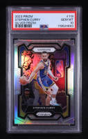 Stephen Curry 2023-24 Panini Prizm Prizms Silver #119 (PSA 10) at PristineAuction.com