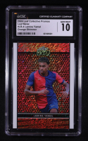 Lamine Yamal 2024 Leaf Metal Collective Promos Orange Shimmer #LB-4 RC #285/299 (CGC 10) at PristineAuction.com