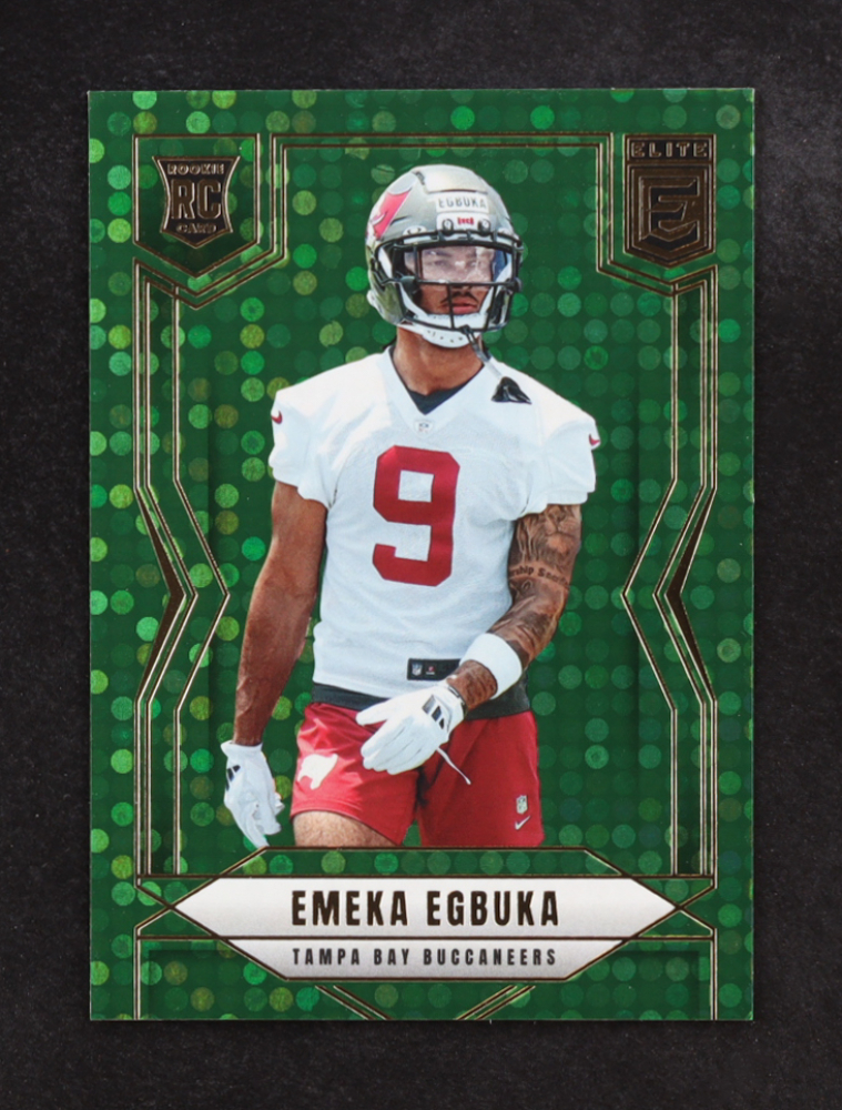Emeka Egbuka 2025 Elite Green Disco #102 RC