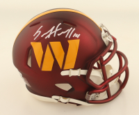 Sam Howell Signed Commanders Speed Mini Helmet (Beckett) at PristineAuction.com