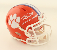 Travis Etienne Signed Clemson Tigers Speed Mini Helmet (Beckett) at PristineAuction.com