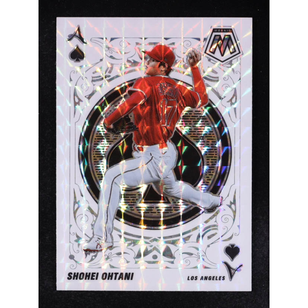 Shohei Ohtani 2022 Panini Mosaic Aces Mosaic #2 at PristineAuction.com