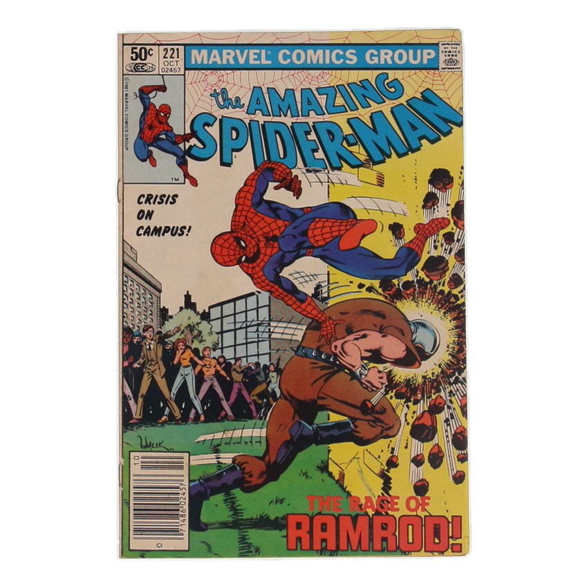 1981 "The Amazing Spider-Man" #221 Marvel Comic Book at PristineAuction.com 1981 "The Amazing Spider-Man" #221 Marvel Comic Book at PristineAuction.com