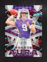 J.J. McCarthy 2024 Panini Spectra Rookie Aura Interstellar #22 #10/50 RC at PristineAuction.com