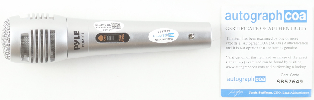 Action Bronson Signed Microphone (JSA & ACOA) at PristineAuction.com Action Bronson Signed Microphone (JSA & ACOA) at PristineAuction.com