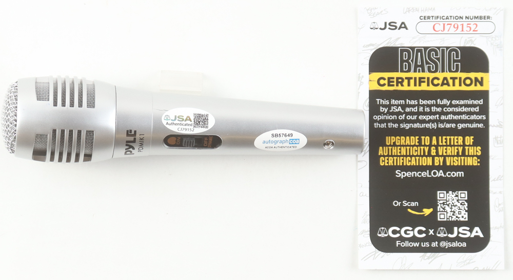 Action Bronson Signed Microphone (JSA & ACOA) at PristineAuction.com Action Bronson Signed Microphone (JSA & ACOA) at PristineAuction.com