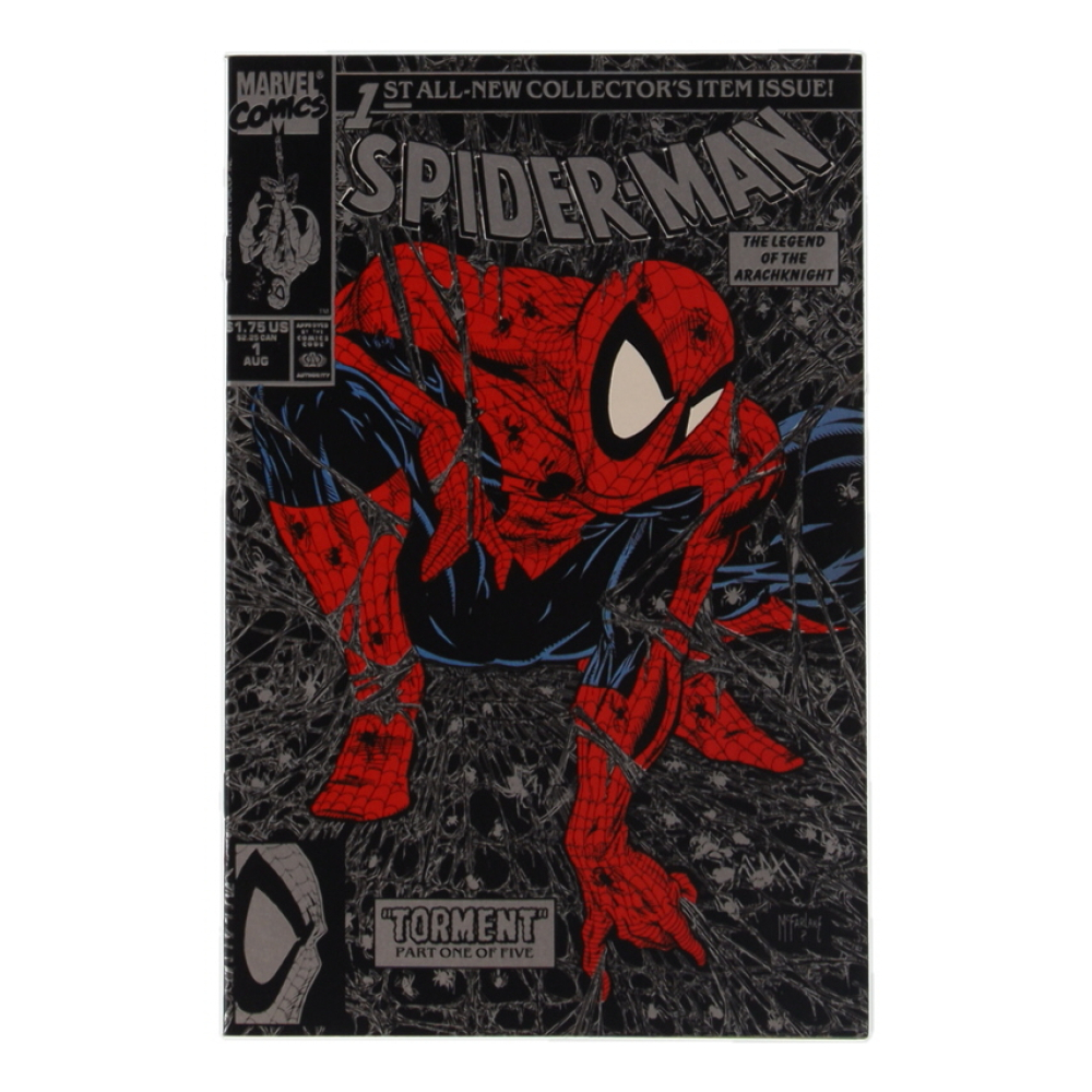 1990 "Spider-Man: Torment" Issue #1 Silver Variant Marvel Comic Book at PristineAuction.com