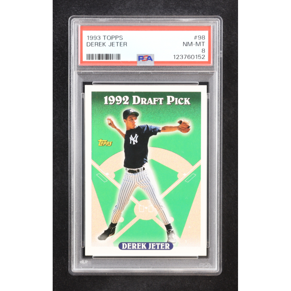 Derek Jeter 1993 Topps #98 RC (PSA 8) at PristineAuction.com