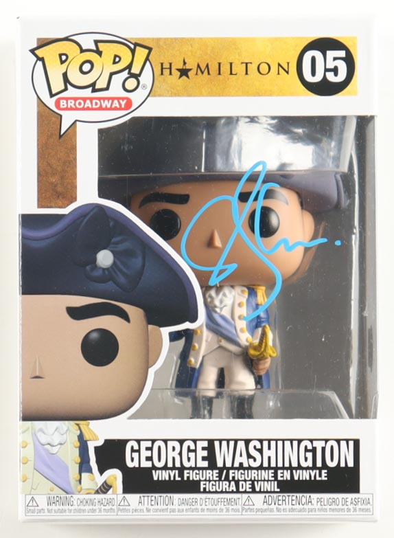 Christopher Jackson Signed "Hamilton" #05 George Washington Funko Pop! Vinyl Figure (Beckett) at PristineAuction.com Christopher Jackson Signed "Hamilton" #05 George Washington Funko Pop! Vinyl Figure (Beckett) at PristineAuction.com