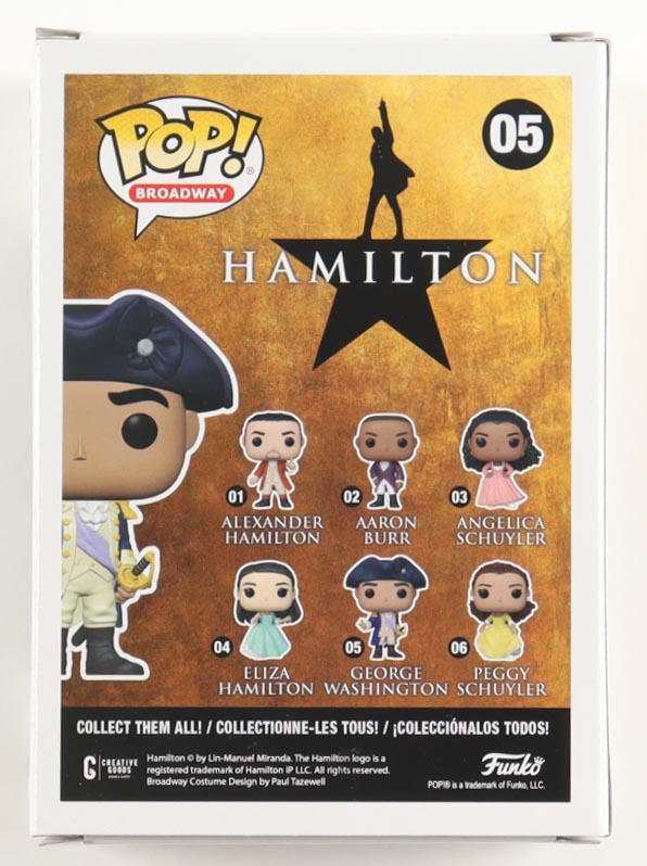 Christopher Jackson Signed "Hamilton" #05 George Washington Funko Pop! Vinyl Figure (Beckett) at PristineAuction.com Christopher Jackson Signed "Hamilton" #05 George Washington Funko Pop! Vinyl Figure (Beckett) at PristineAuction.com