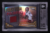 Jayden Daniels 2024 Topps Chrome First Year Fabrics #FYF-JD RC (BGS 8.5) at PristineAuction.com