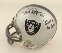 Dave Casper Signed Raiders Mini Helmet Inscribed "Ghost To The Past" (JSA) at PristineAuction.com