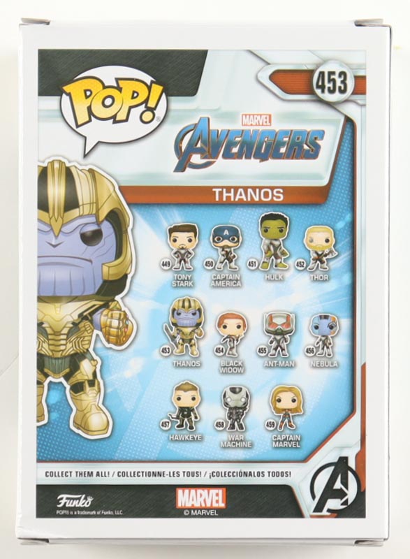 Josh Brolin Signed "Avengers" #453 Thanos Bobble-Head Funko Pop! Vinyl Figure (Beckett) at PristineAuction.com Josh Brolin Signed "Avengers" #453 Thanos Bobble-Head Funko Pop! Vinyl Figure (Beckett) at PristineAuction.com